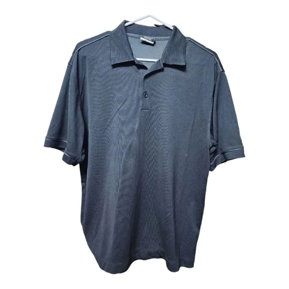 1035 - Nike golf shirt medium black - like new